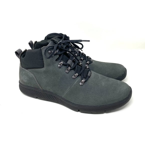 Timberland Men's Size TB A1UC5 021 BOLTERO MID HIKER BOOTS Grey Nubuck Leather - Picture 7 of 11